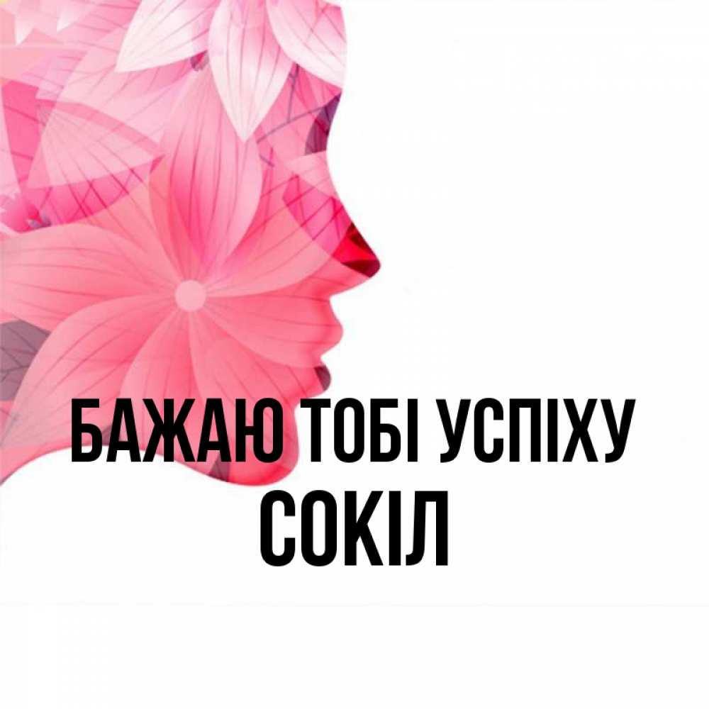 Открытка на каждый день з підписом, Сокіл Бажаю тобі успіху на удачу Прикольна листівка з побажанням онлайн скачати безкоштовно 