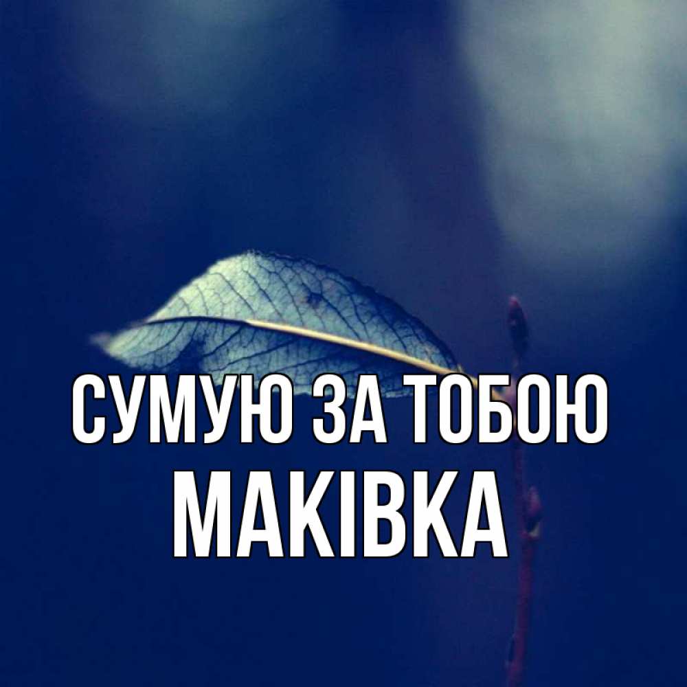 Открытка на каждый день з підписом, Маківка Сумую за тобою одна ветка 1 Прикольна листівка з побажанням онлайн скачати безкоштовно 