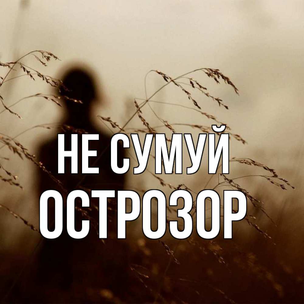 Открытка на каждый день з підписом, Острозор Не сумуй грусть Прикольна листівка з побажанням онлайн скачати безкоштовно 