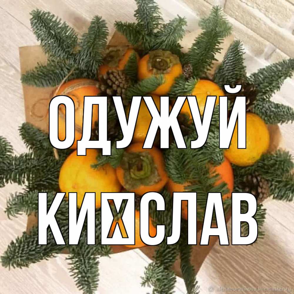 Открытка на каждый день з підписом, Києслав Одужуй апельсины и хурьма Прикольна листівка з побажанням онлайн скачати безкоштовно 