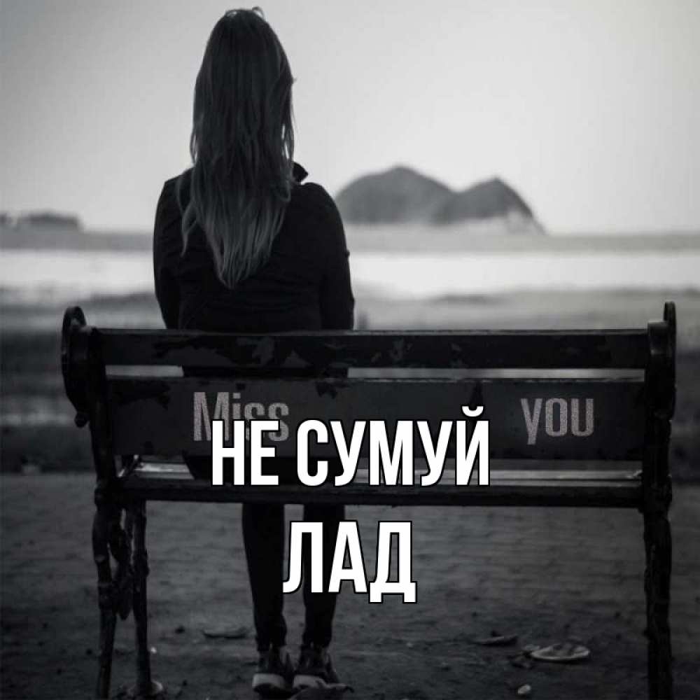 Открытка на каждый день з підписом, Лад Не сумуй смотрит на скалы Прикольна листівка з побажанням онлайн скачати безкоштовно 
