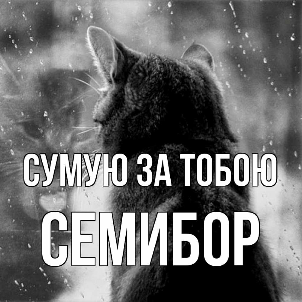 Открытка на каждый день з підписом, Семибор Сумую за тобою скорее ко мне приходи 1 Прикольна листівка з побажанням онлайн скачати безкоштовно 