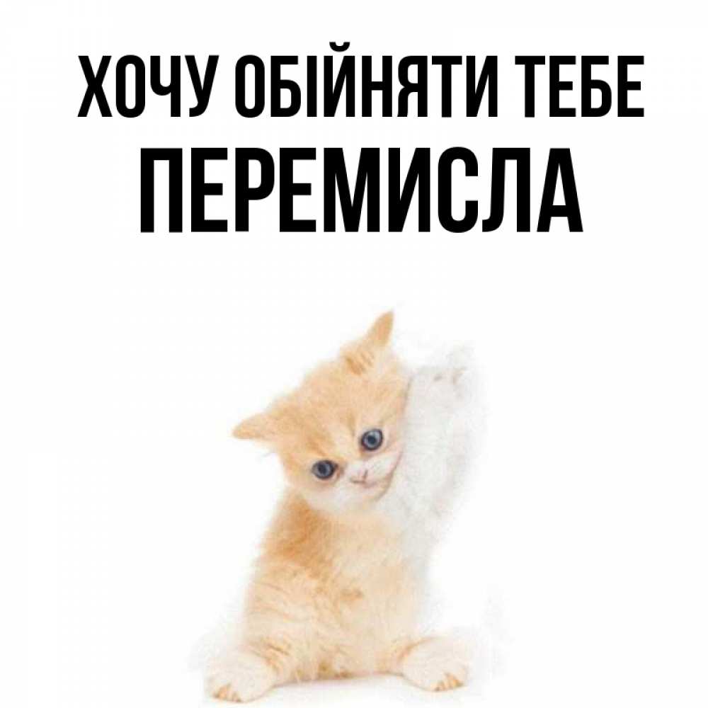 Открытка на каждый день з підписом, Перемисла Хочу обійняти тебе я хочу очень скорее обнимаешек Прикольна листівка з побажанням онлайн скачати безкоштовно 