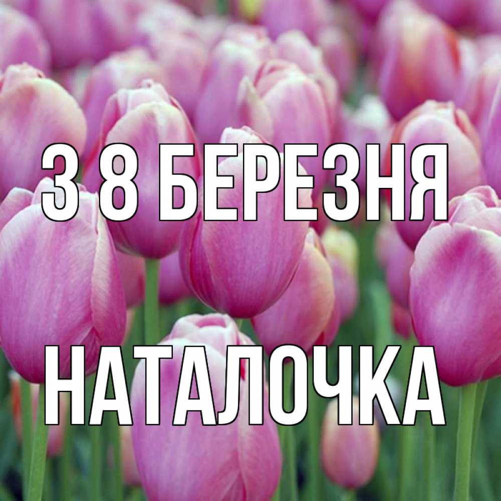 Открытка на каждый день з підписом, Наталочка З 8 БЕРЕЗНЯ на международный женский день 3 Прикольна листівка з побажанням онлайн скачати безкоштовно 