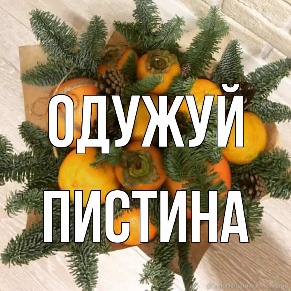 Открытка на каждый день з підписом, Пистина Одужуй апельсины и хурьма Прикольна листівка з побажанням онлайн скачати безкоштовно 