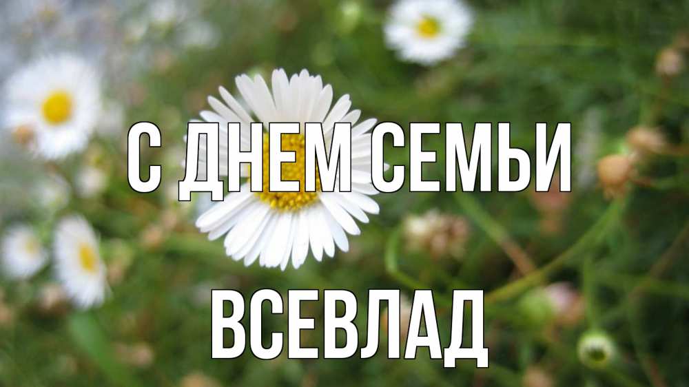 Открытка на каждый день з підписом, Всевлад С днем семьи с днем семьи Прикольна листівка з побажанням онлайн скачати безкоштовно 