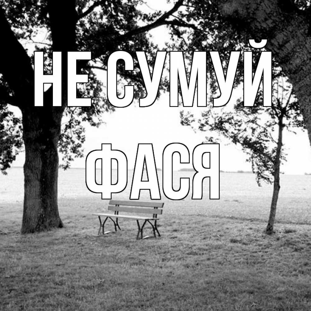 Открытка на каждый день з підписом, Фася Не сумуй мощное дерево Прикольна листівка з побажанням онлайн скачати безкоштовно 