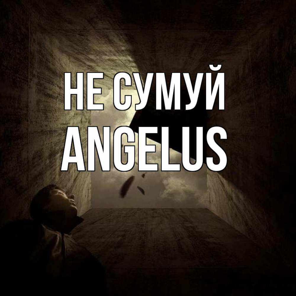 Открытка на каждый день з підписом, Angelus Не сумуй жуть Прикольна листівка з побажанням онлайн скачати безкоштовно 