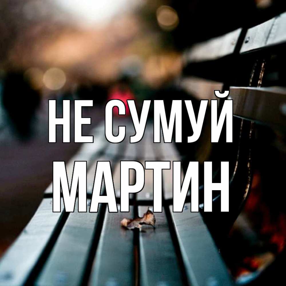 Открытка на каждый день з підписом, Мартин Не сумуй размытый фон Прикольна листівка з побажанням онлайн скачати безкоштовно 