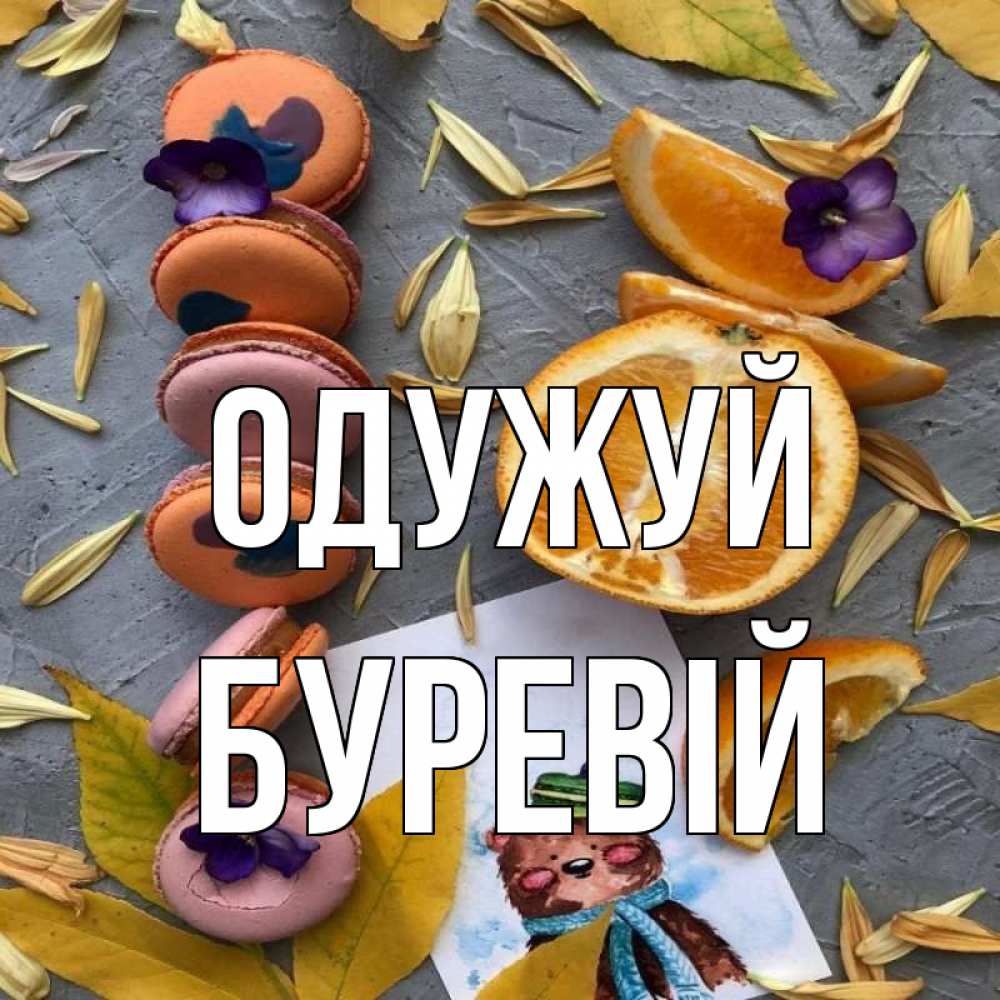 Открытка на каждый день з підписом, Буревій Одужуй не болейте Прикольна листівка з побажанням онлайн скачати безкоштовно 