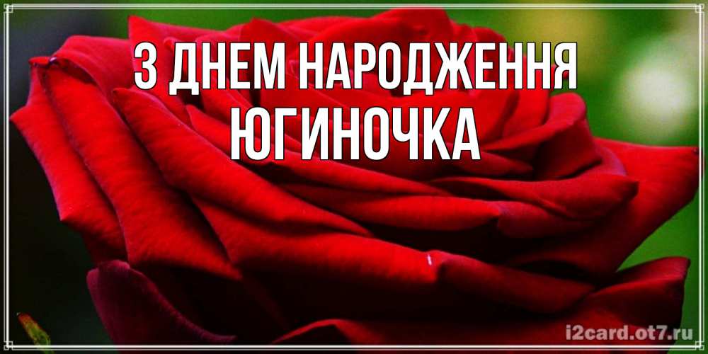 Листівка З Днем народження, Югиночка