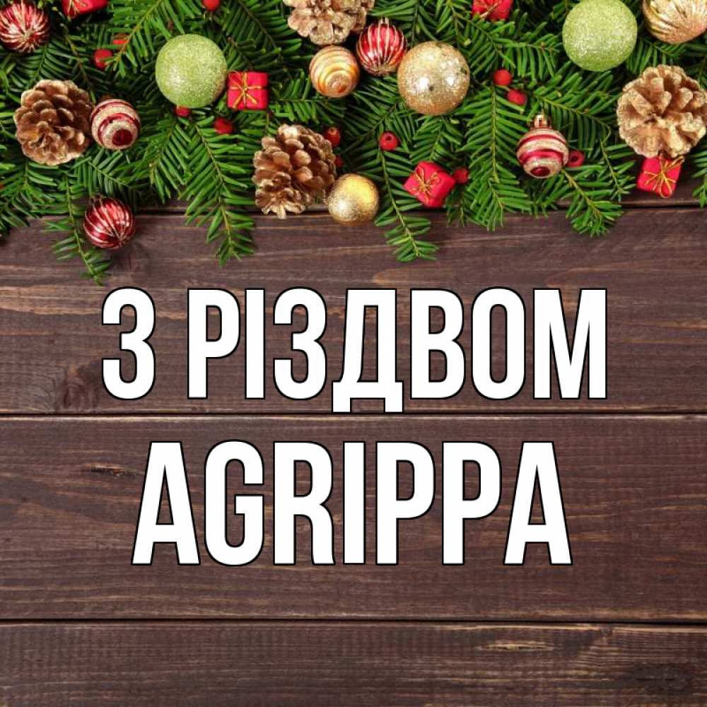 Открытка на каждый день з підписом, Agrippa З Різдвом с рождеством Прикольна листівка з побажанням онлайн скачати безкоштовно 