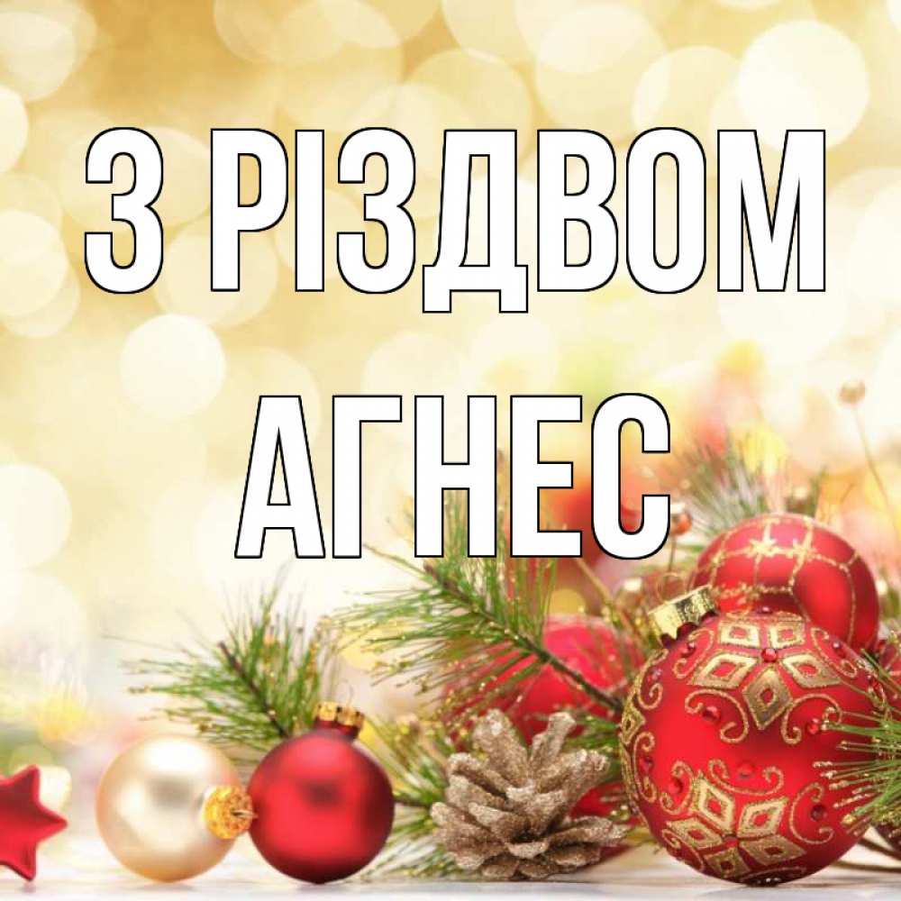 Открытка на каждый день з підписом, Агнес З Різдвом с рождеством Прикольна листівка з побажанням онлайн скачати безкоштовно 