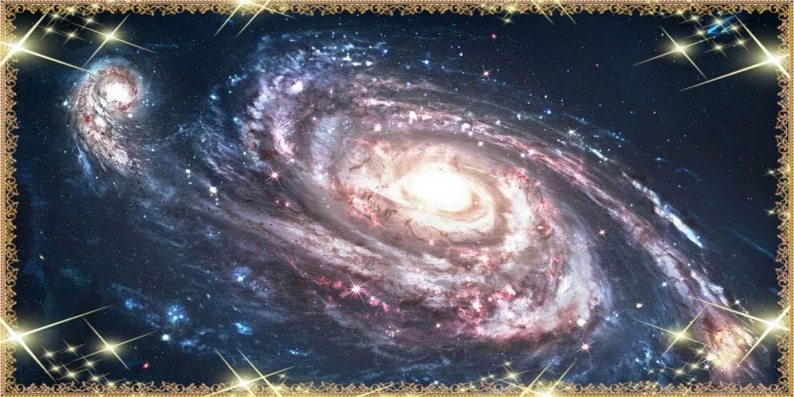 Открытка споки ноки галактика пожелание сладкой ночи На добраніч 