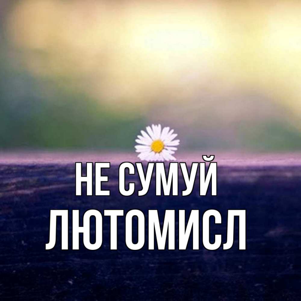Открытка на каждый день з підписом, Лютомисл Не сумуй красота Прикольна листівка з побажанням онлайн скачати безкоштовно 