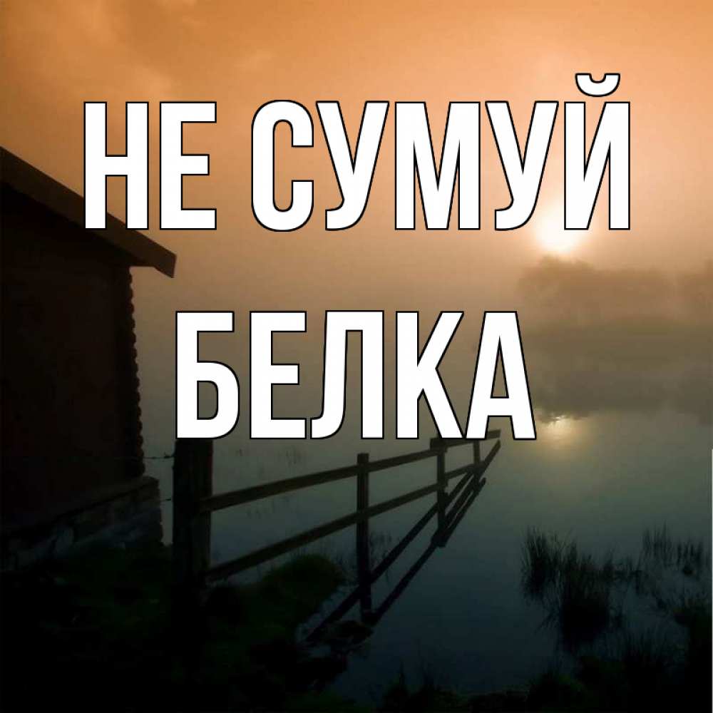 Открытка на каждый день з підписом, Белка Не сумуй дом у озера Прикольна листівка з побажанням онлайн скачати безкоштовно 