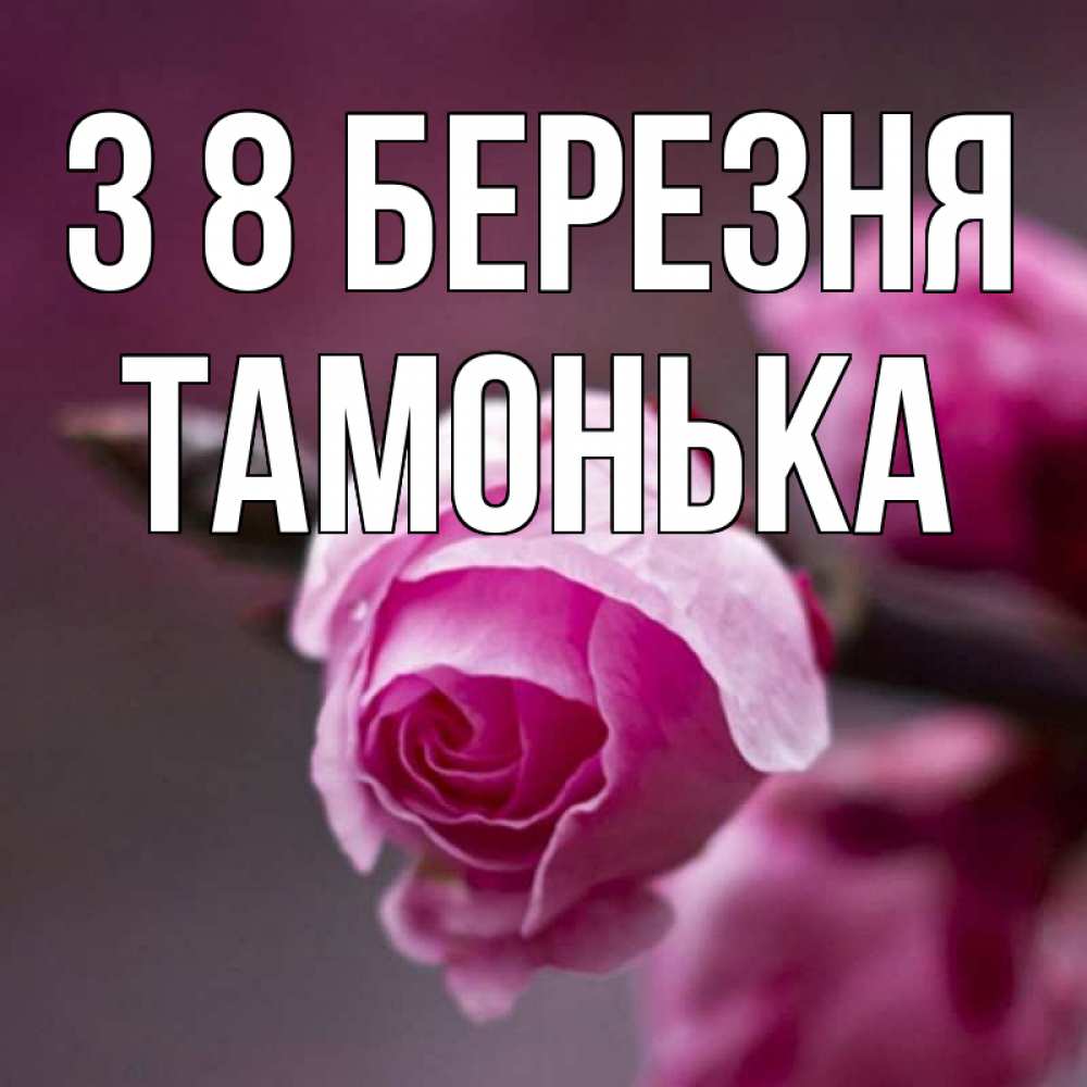 Открытка на каждый день з підписом, Тамонька З 8 БЕРЕЗНЯ весна Прикольна листівка з побажанням онлайн скачати безкоштовно 