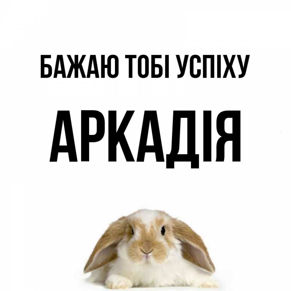 Открытка на каждый день з підписом, Аркадія Бажаю тобі успіху открытки с произвольным текстом который можно вставить в открытку и создать ее самостоятельно бесплатно онлайн Прикольна листівка з побажанням онлайн скачати безкоштовно 