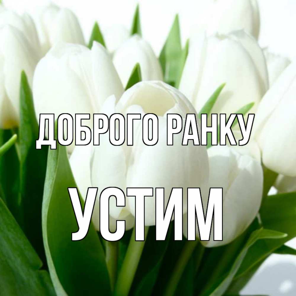 Открытка на каждый день з підписом, Устим Доброго ранку открытки на каждый день по именам Прикольна листівка з побажанням онлайн скачати безкоштовно 