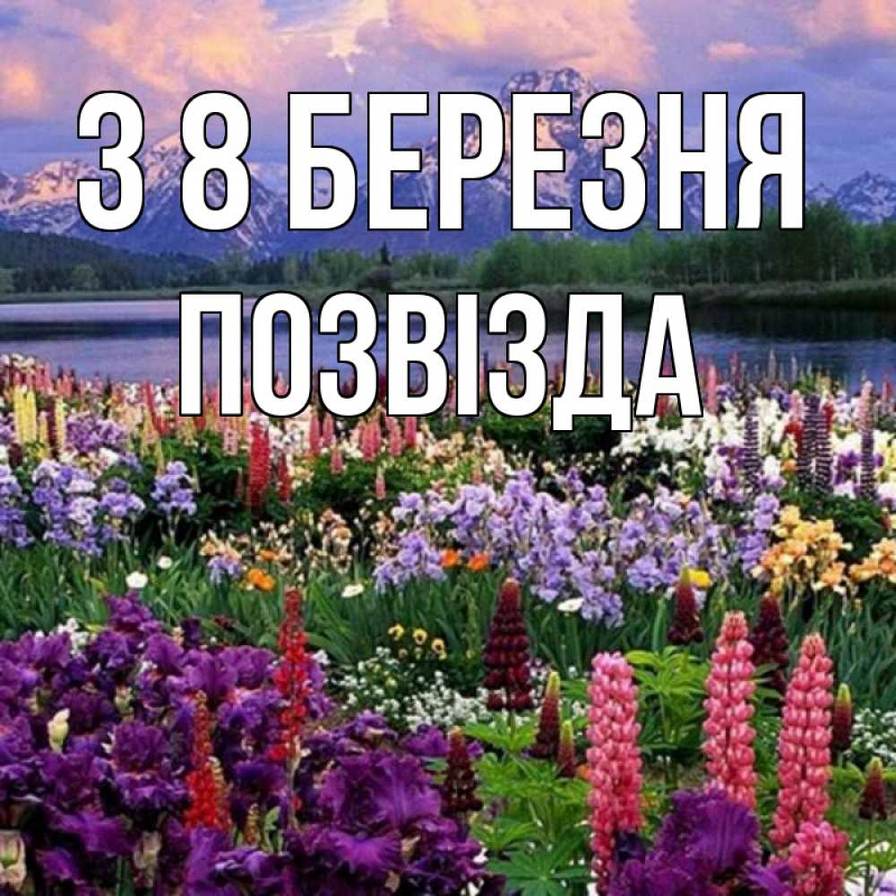 Открытка на каждый день з підписом, Позвізда З 8 БЕРЕЗНЯ международный женский день Прикольна листівка з побажанням онлайн скачати безкоштовно 