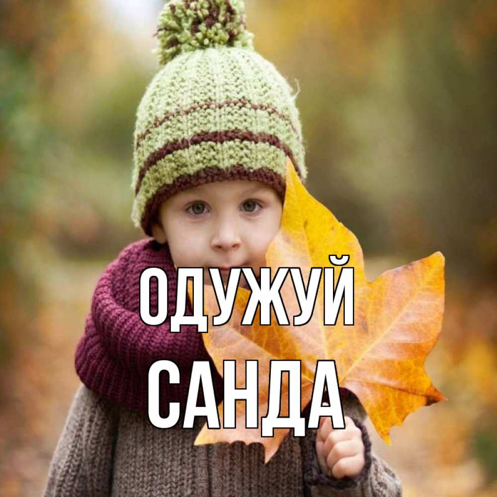 Открытка на каждый день з підписом, Санда Одужуй дышим свежим воздухом Прикольна листівка з побажанням онлайн скачати безкоштовно 
