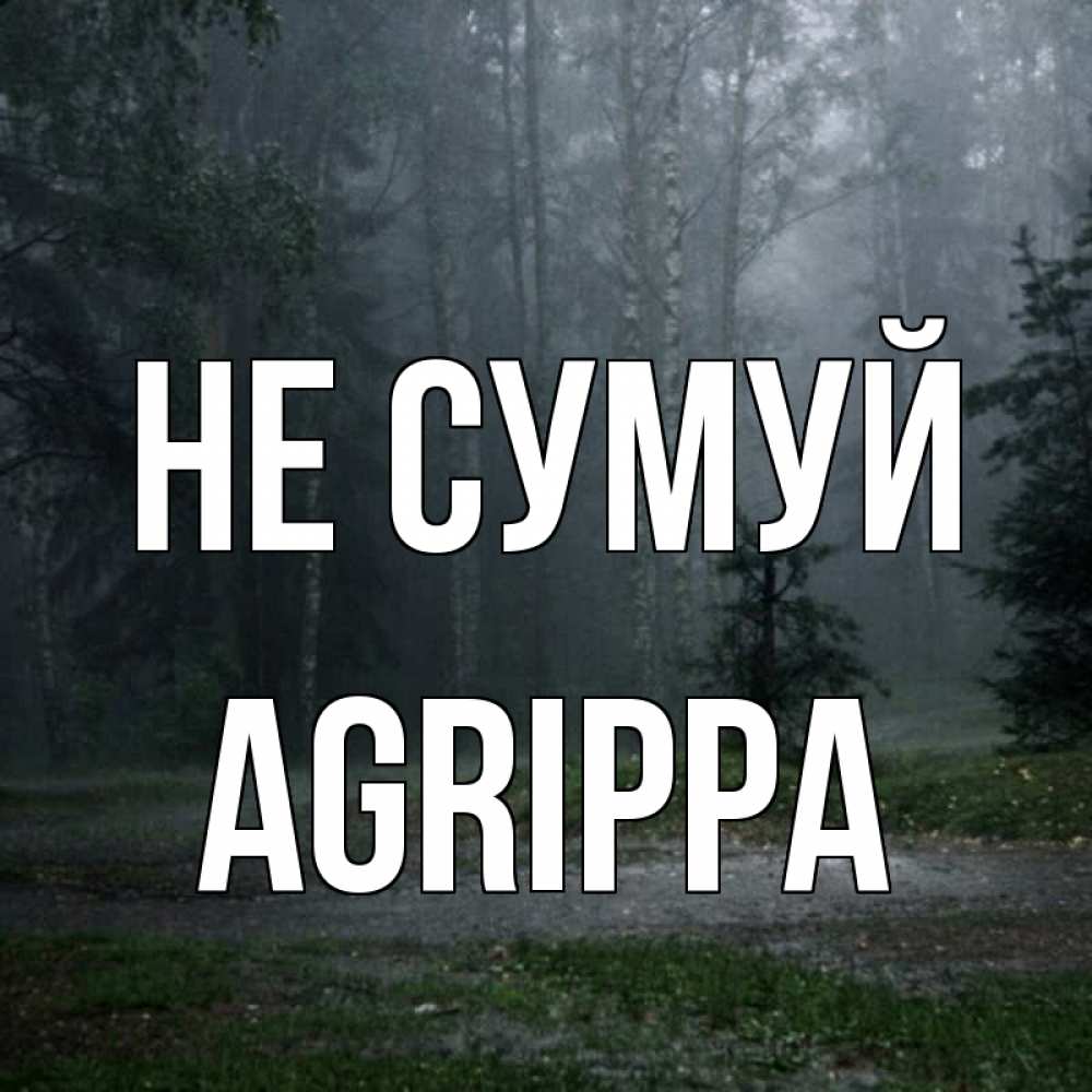 Открытка на каждый день з підписом, Agrippa Не сумуй осень Прикольна листівка з побажанням онлайн скачати безкоштовно 