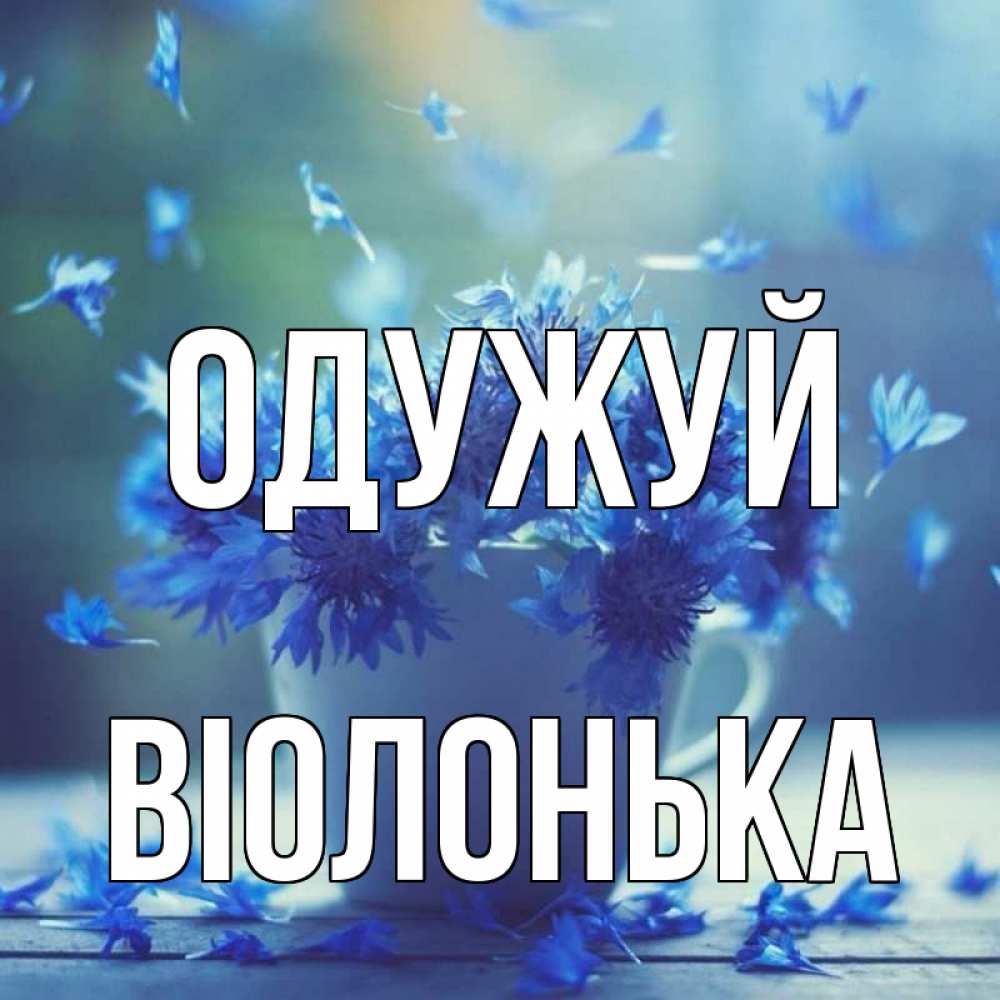Открытка на каждый день з підписом, Віолонька Одужуй кружка с зельем и цветами Прикольна листівка з побажанням онлайн скачати безкоштовно 