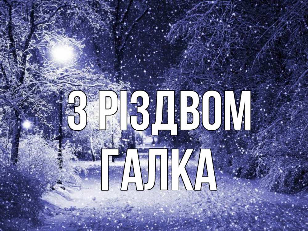 Открытка на каждый день з підписом, Галка З Різдвом зима, снег, фонарь Прикольна листівка з побажанням онлайн скачати безкоштовно 