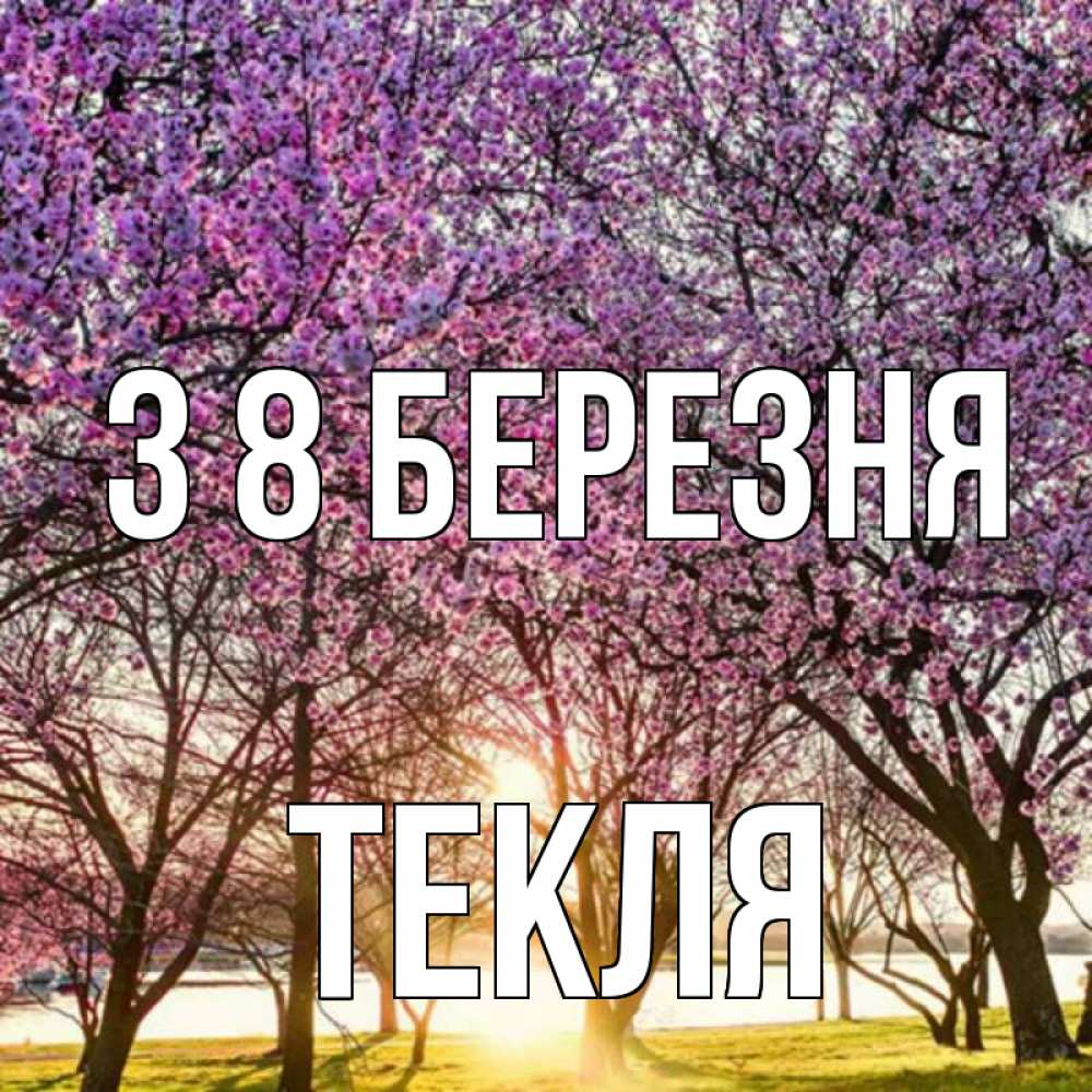 Открытка на каждый день з підписом, Текля З 8 БЕРЕЗНЯ международный женский день Прикольна листівка з побажанням онлайн скачати безкоштовно 