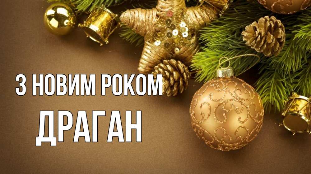 Открытка на каждый день з підписом, Драган З новим роком новый год Прикольна листівка з побажанням онлайн скачати безкоштовно 