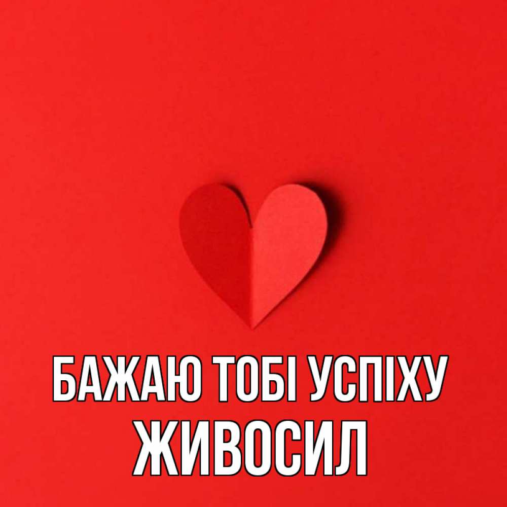 Открытка на каждый день з підписом, Живосил Бажаю тобі успіху пусть повезет для любимых 1 Прикольна листівка з побажанням онлайн скачати безкоштовно 