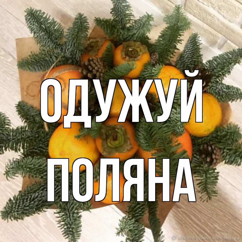 Открытка на каждый день з підписом, Поляна Одужуй апельсины и хурьма Прикольна листівка з побажанням онлайн скачати безкоштовно 