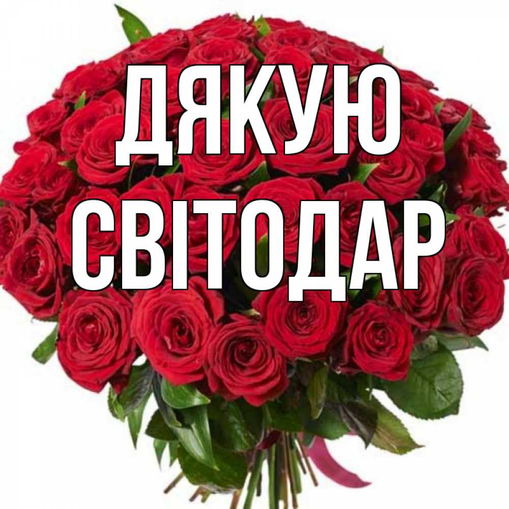 Открытка на каждый день з підписом, Світодар Дякую букет красных роз Прикольна листівка з побажанням онлайн скачати безкоштовно 