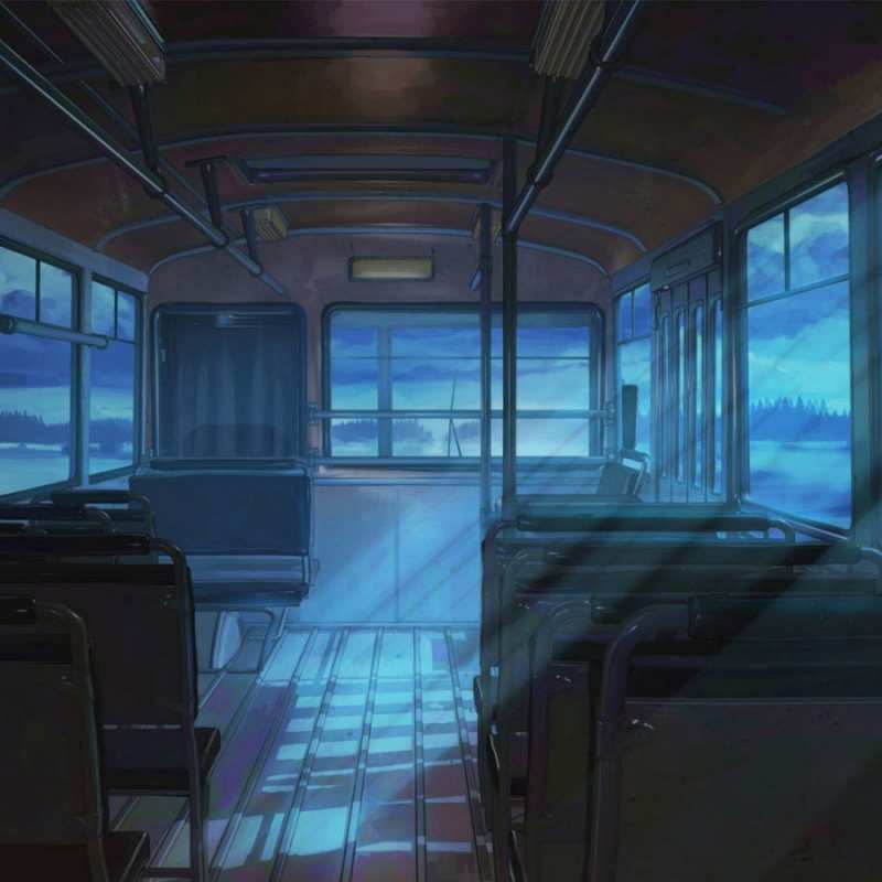 Открытка мистический пустой автобус  страшилка  Не сумуй 