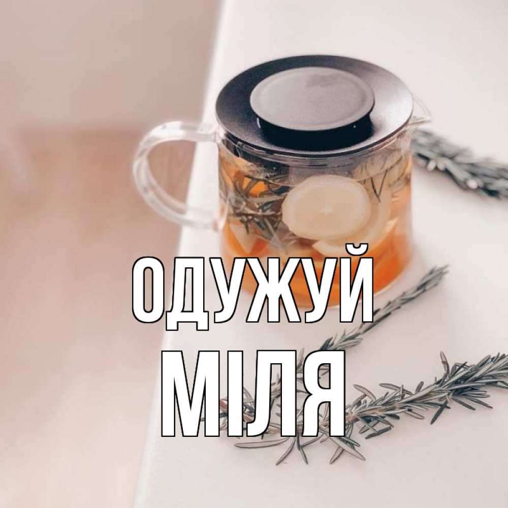 Открытка на каждый день з підписом, Міля Одужуй ну вы там держитесь Прикольна листівка з побажанням онлайн скачати безкоштовно 