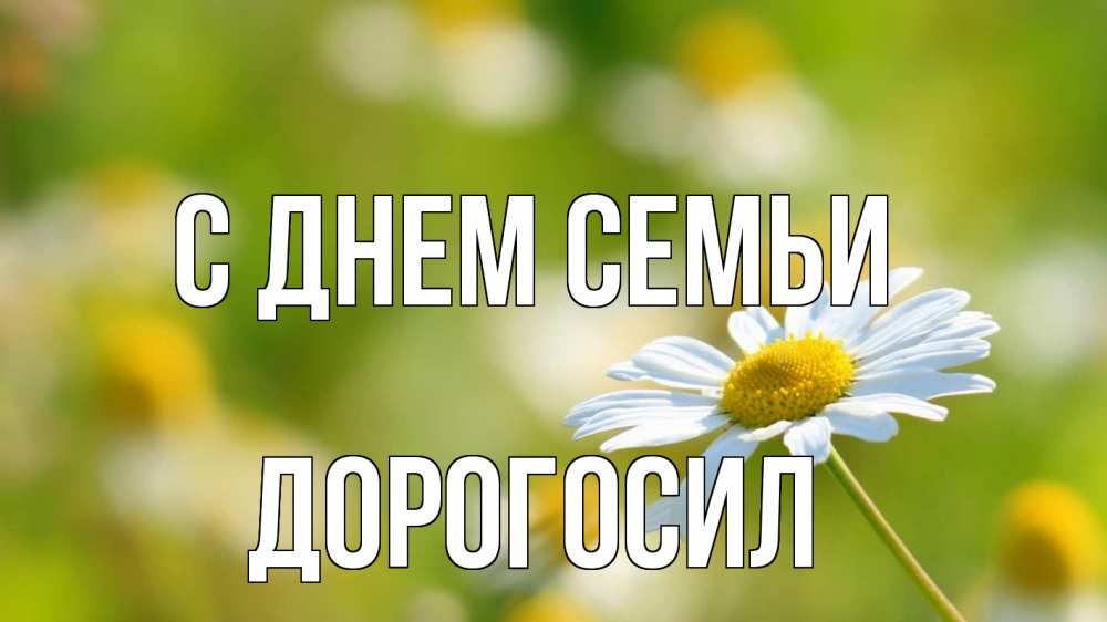 Открытка на каждый день з підписом, Дорогосил С днем семьи с днем семьи  1 Прикольна листівка з побажанням онлайн скачати безкоштовно 