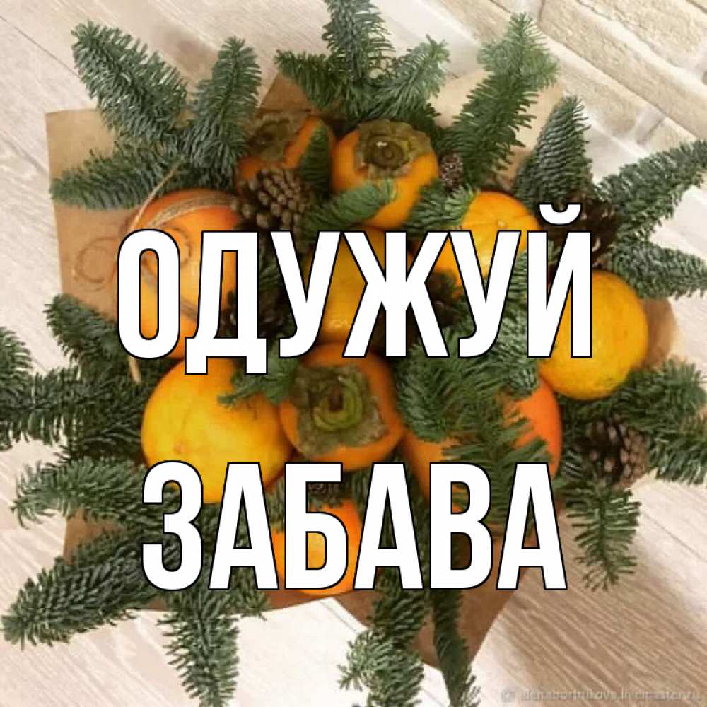 Открытка на каждый день з підписом, Забава Одужуй апельсины и хурьма Прикольна листівка з побажанням онлайн скачати безкоштовно 