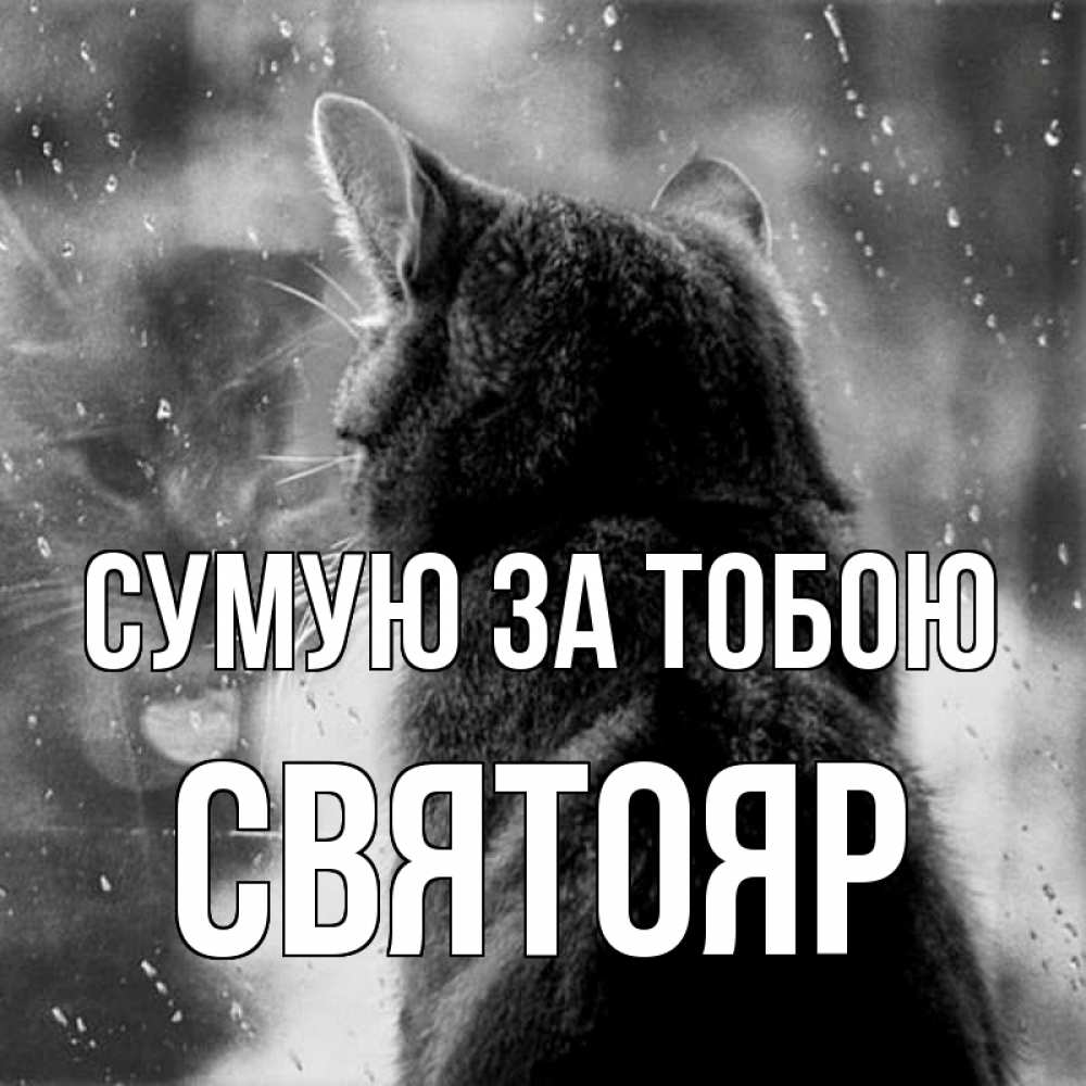 Открытка на каждый день з підписом, Святояр Сумую за тобою скорее ко мне приходи 1 Прикольна листівка з побажанням онлайн скачати безкоштовно 