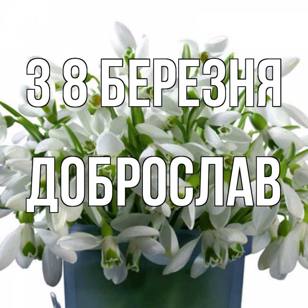 Открытка на каждый день з підписом, Доброслав З 8 БЕРЕЗНЯ цветы к международному женскому дню Прикольна листівка з побажанням онлайн скачати безкоштовно 