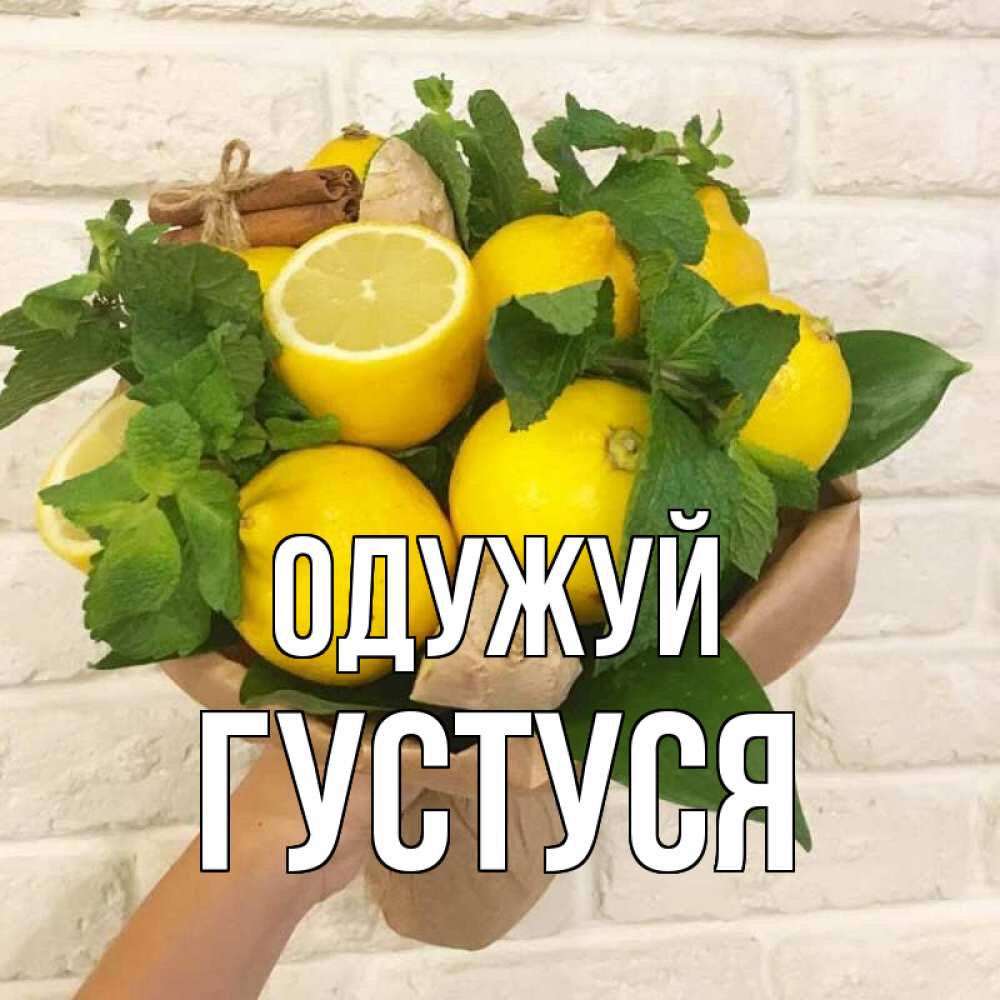 Открытка на каждый день з підписом, Густуся Одужуй витамины Прикольна листівка з побажанням онлайн скачати безкоштовно 