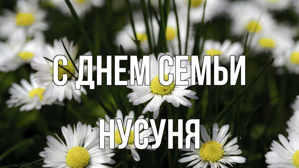 Открытка на каждый день з підписом, Нусуня С днем семьи с днем семьи  2 Прикольна листівка з побажанням онлайн скачати безкоштовно 
