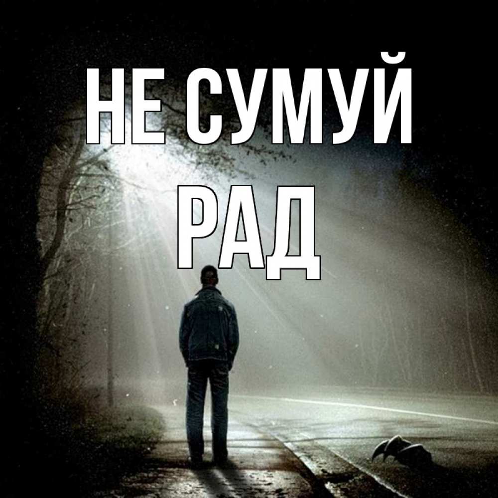 Открытка на каждый день з підписом, Рад Не сумуй свет с неба в лесу Прикольна листівка з побажанням онлайн скачати безкоштовно 
