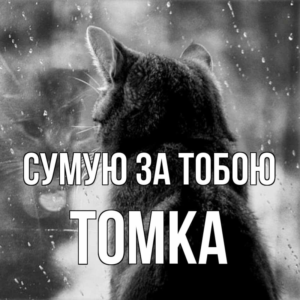 Открытка на каждый день з підписом, Томка Сумую за тобою скорее ко мне приходи 1 Прикольна листівка з побажанням онлайн скачати безкоштовно 
