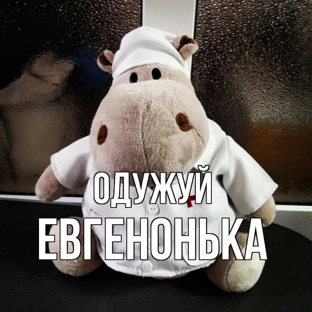 Открытка на каждый день з підписом, Евгенонька Одужуй всех излечит исцелит Прикольна листівка з побажанням онлайн скачати безкоштовно 