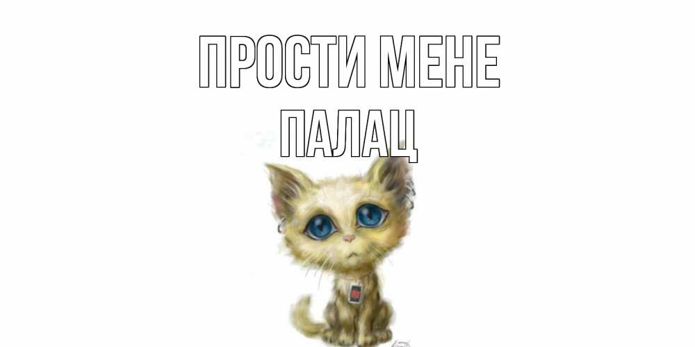 Открытка на каждый день з підписом, Палац Прости мене прости меня открытка с котиком Прикольна листівка з побажанням онлайн скачати безкоштовно 