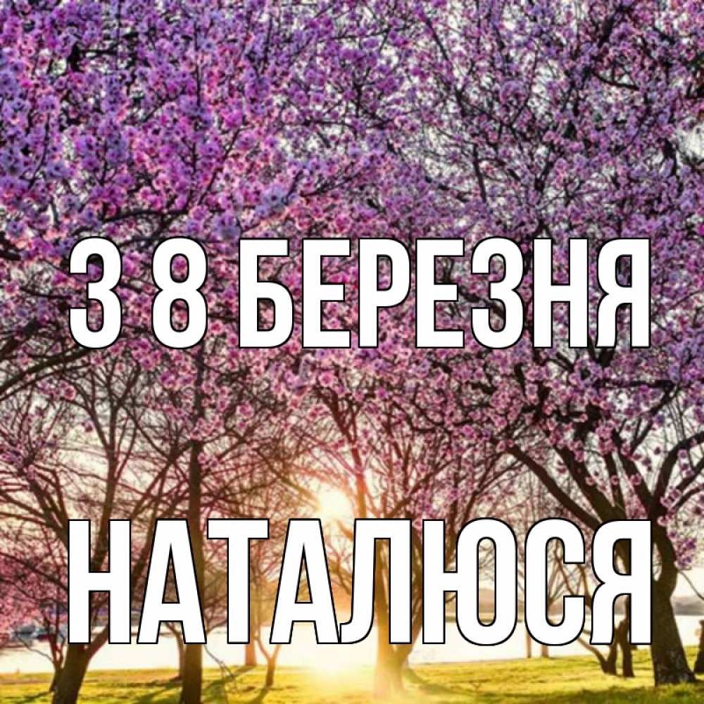 Открытка на каждый день з підписом, Наталюся З 8 БЕРЕЗНЯ международный женский день Прикольна листівка з побажанням онлайн скачати безкоштовно 