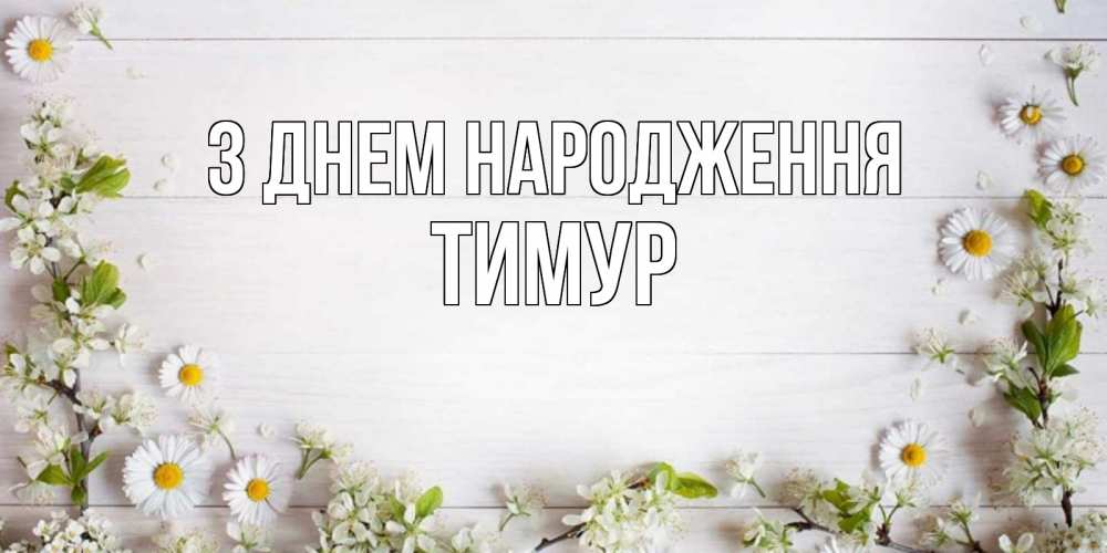 Открытка на каждый день з підписом, Тимур З Днем народження Воздушные шары Прикольна листівка з побажанням онлайн скачати безкоштовно 