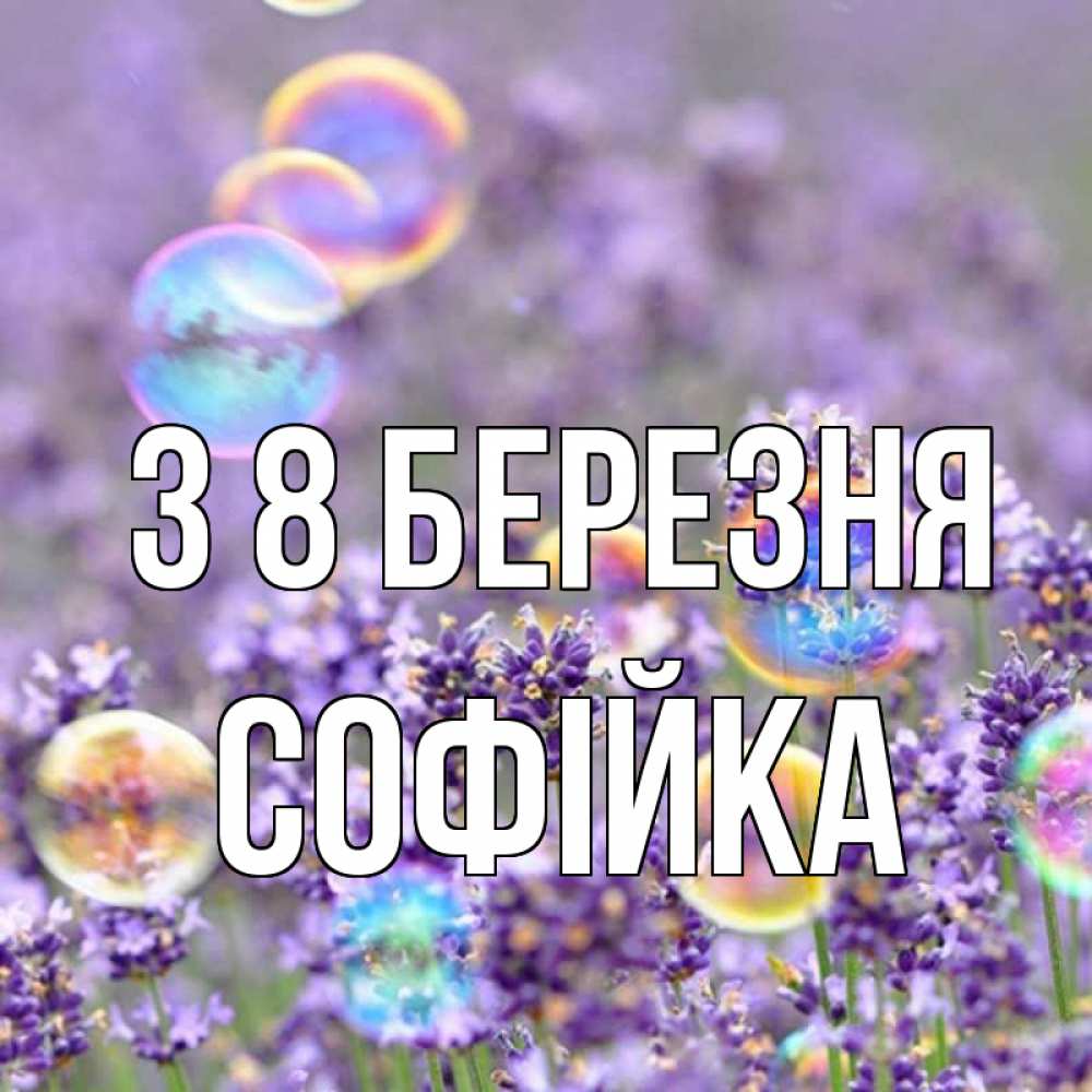 Открытка на каждый день з підписом, Софійка З 8 БЕРЕЗНЯ цветы Прикольна листівка з побажанням онлайн скачати безкоштовно 