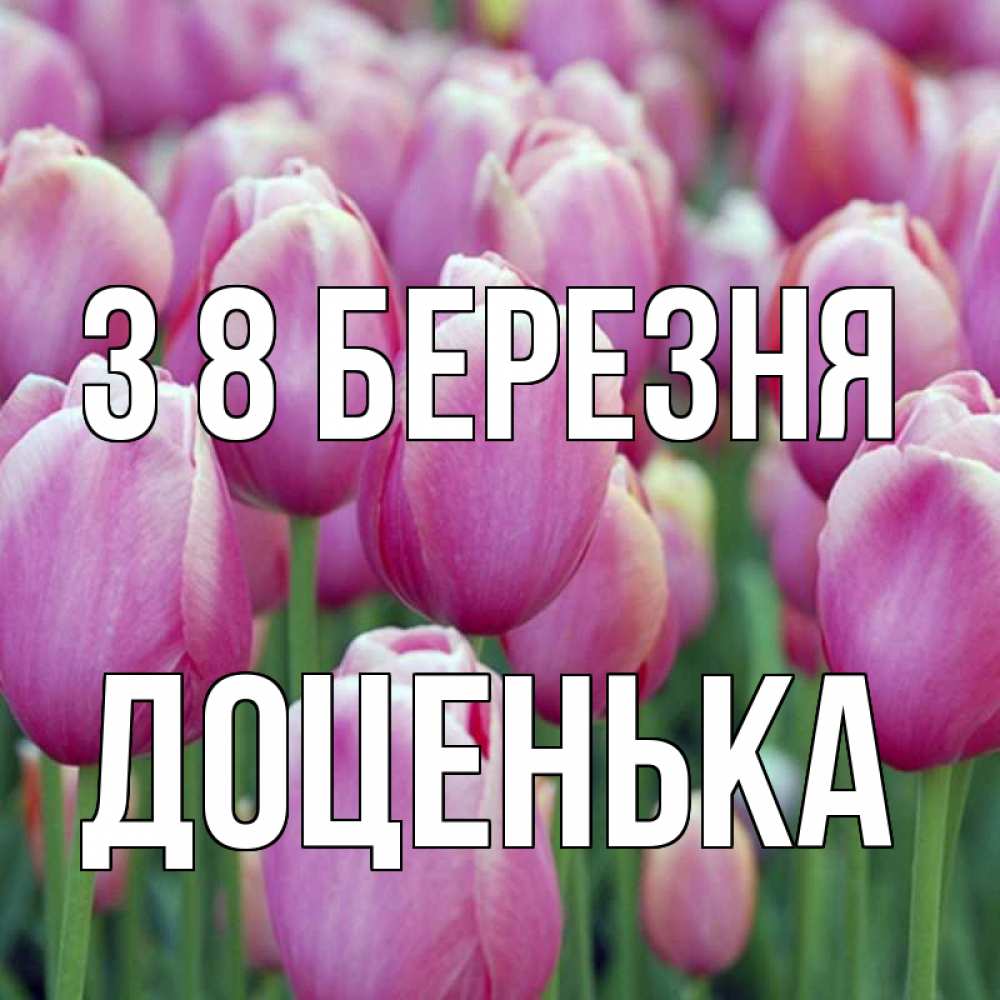 Открытка на каждый день з підписом, Доценька З 8 БЕРЕЗНЯ на международный женский день 3 Прикольна листівка з побажанням онлайн скачати безкоштовно 