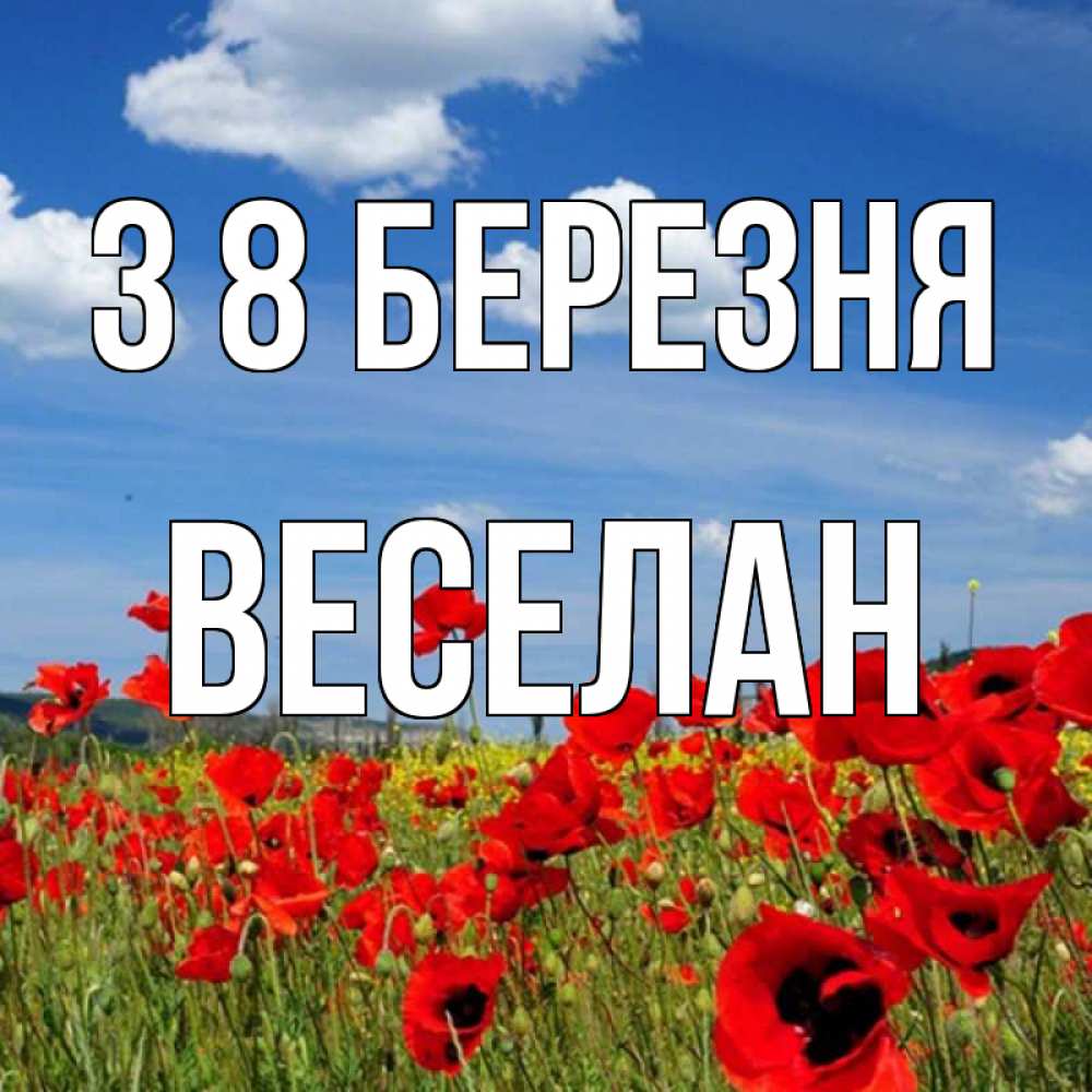 Открытка на каждый день з підписом, Веселан З 8 БЕРЕЗНЯ международный женский день 1 Прикольна листівка з побажанням онлайн скачати безкоштовно 